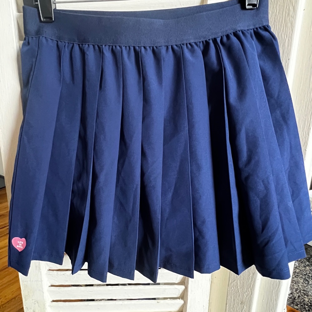 Life Is Good Women's Athletic Skort Navy Blue Size M Tennis Golf Breathable